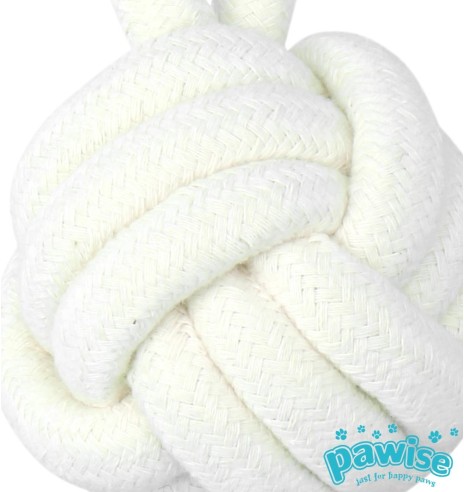 Nuts puuvillast ühe aasaga, 25 cm, Premium Cotton Ball (Pawise)