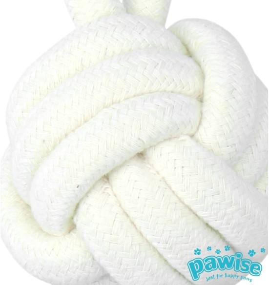 Nuts puuvillast ühe aasaga, 25 cm, Premium Cotton Ball (Pawise)