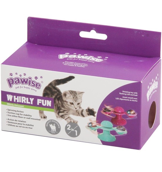 Nutikas mänguasi kassile, spinner Teirly Whirly Cat Toy (Pawise)
