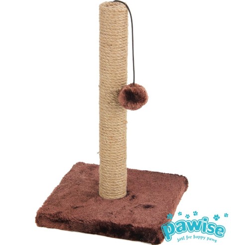Kassi kraapimispuu, mänguasjaga, kõrgus 42 cm, Fred (Pawise)