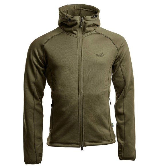 Fliis-dressipluus meestele, kapuutsiga, oliiviroheline, Power, fliisist pusa (Arrak Outdoors)