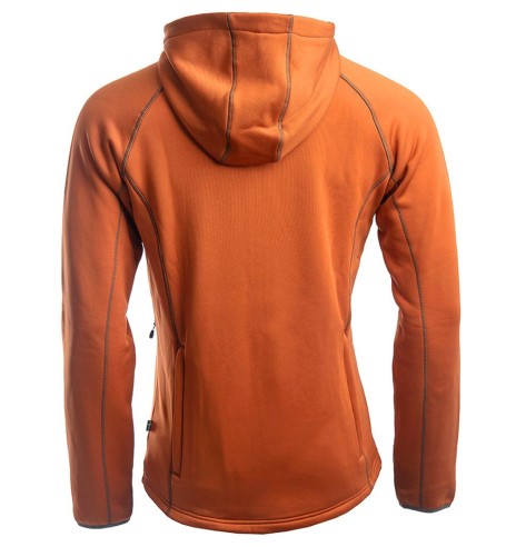 Fliis-dressipluus naistele, kapuutsiga, oranž, Power, fliisist pusa (Arrak Outdoors)