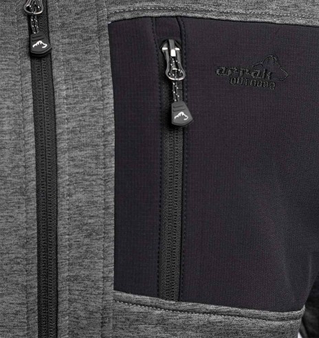 Dressipluus meestele, kapuutsiga õhuke, hall, Wildlife Hood (Arrak Outdoors)