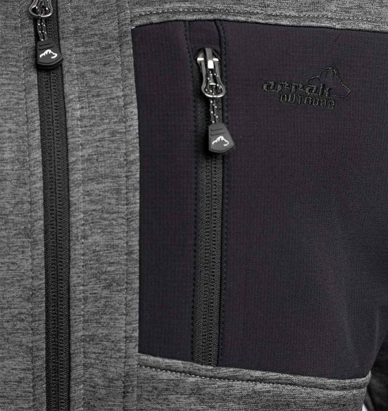 Dressipluus meestele, kapuutsiga õhuke, hall, Wildlife Hood (Arrak Outdoors)