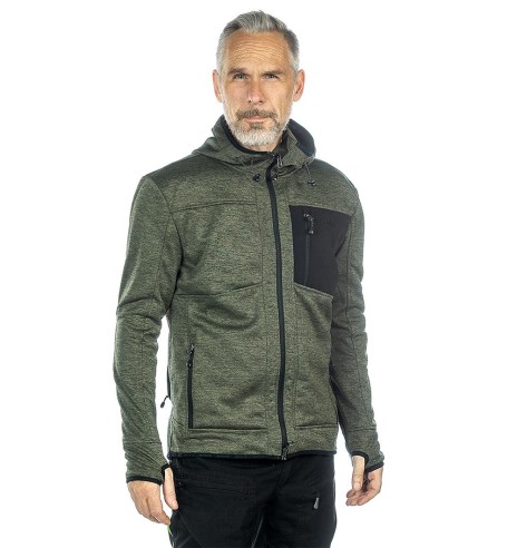 Dressipluus meestele, kapuutsiga õhuke, roheline, Wildlife (Arrak Outdoors)