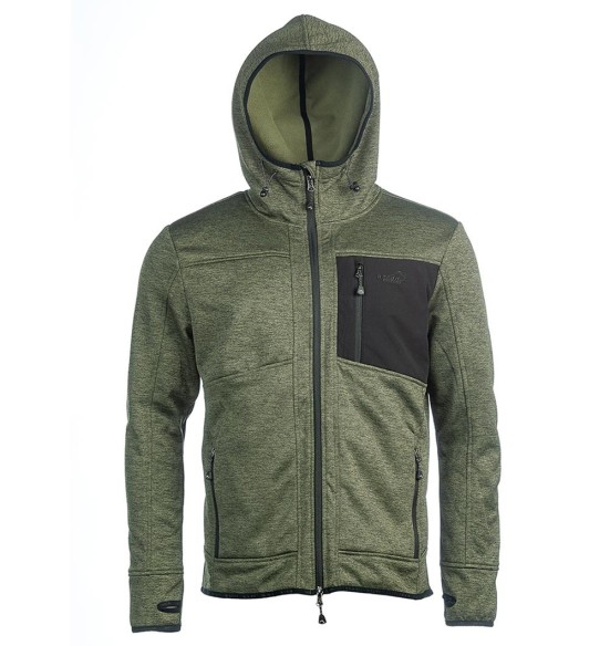 Dressipluus meestele, kapuutsiga õhuke, roheline, Wildlife (Arrak Outdoors)