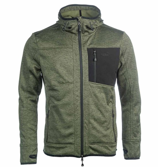 Dressipluus meestele, kapuutsiga õhuke, roheline, Wildlife (Arrak Outdoors)