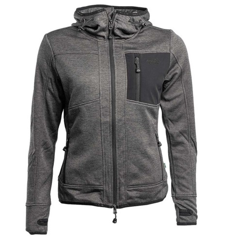 Dressipluus naistele, kapuutsiga õhuke, hall, Wildlife pusa (Arrak Outdoors)