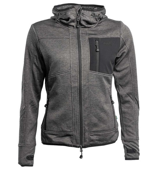 Dressipluus naistele, kapuutsiga õhuke, hall, Wildlife pusa (Arrak Outdoors)