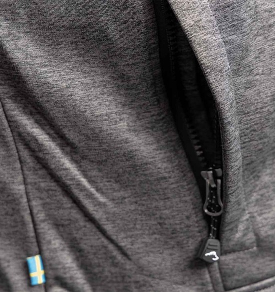 Dressipluus naistele, kapuutsiga õhuke, hall, Wildlife pusa (Arrak Outdoors)