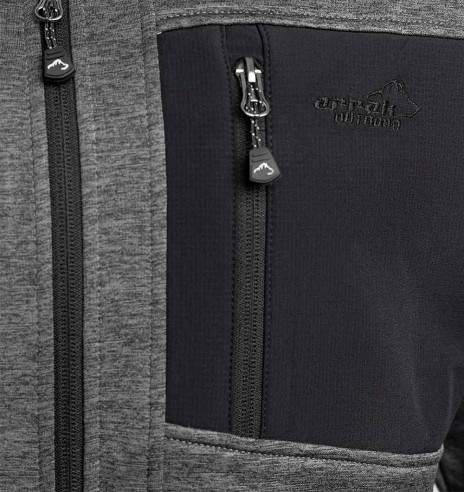 Dressipluus naistele, kapuutsiga õhuke, hall, Wildlife pusa (Arrak Outdoors)