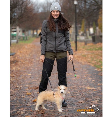 Dressipluus naistele, kapuutsiga õhuke, hall, Wildlife pusa (Arrak Outdoors)