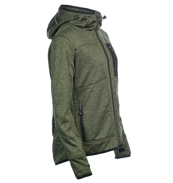 Dressipluus naistele, kapuutsiga õhuke, roheline, Wildlife pusa (Arrak Outdoors)