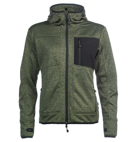 Dressipluus naistele, kapuutsiga õhuke, roheline, Wildlife pusa (Arrak Outdoors)