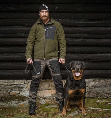 Fliis-dressipluus meestele, soe vetthülgav, roheline, Stormy (Arrak Outdoor)