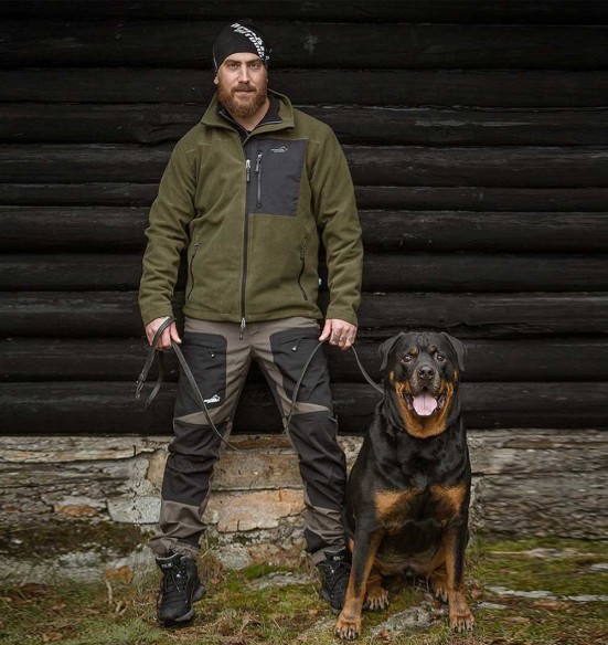 Fliis-dressipluus meestele, soe vetthülgav, roheline, Stormy (Arrak Outdoor)