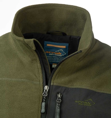 Fliis-dressipluus meestele, soe vetthülgav, roheline, Stormy (Arrak Outdoor)