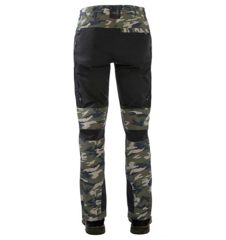 Брюки мужские с эластичными вставками и водоотталкивающей пропиткой, камуфляж, Active Stretch (Arrak Outdoor)