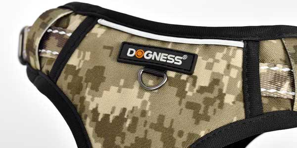 Dogness camouflage harnesses traksid pehmendusega mugavad koertele helkuritega