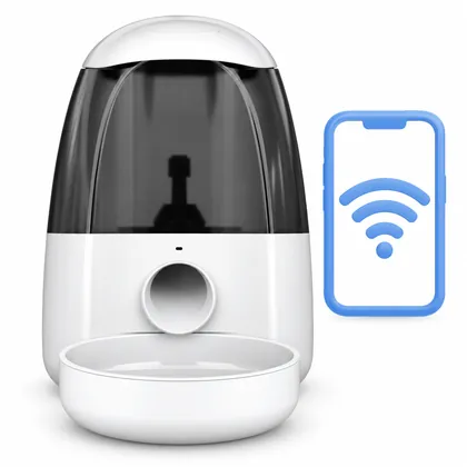 Dogness F05A automaatsöötja ja telefoniga juhtimise sümbol